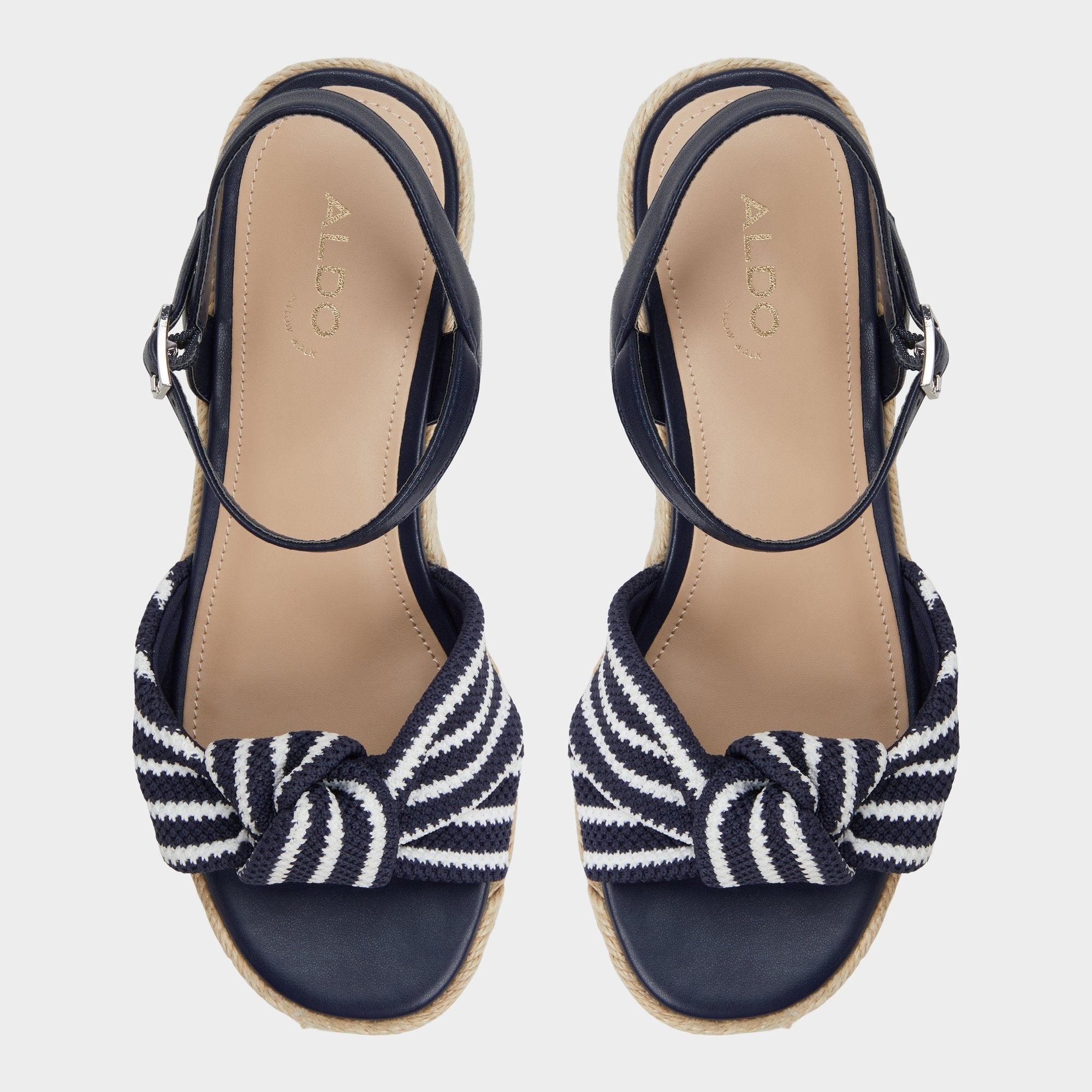 Navy Annamarie Navy Women's Platform sandals - Wedge sandal | Aldo