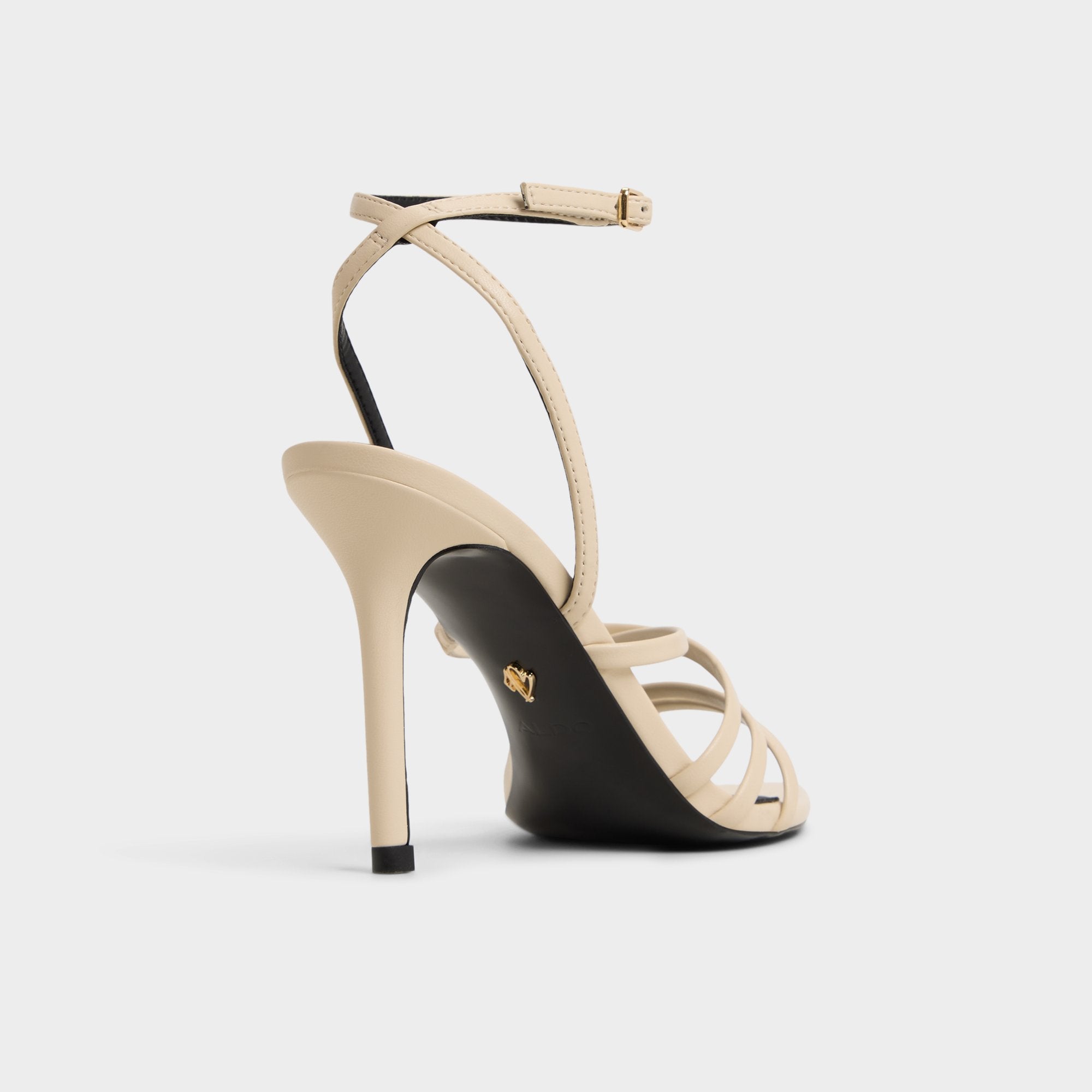 Light Beige Solania Light Beige Women's Strappy sandals - Heeled sandal, Stiletto heel | Aldo