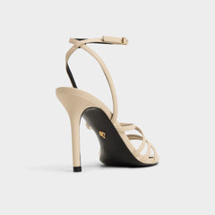 Light Beige Solania Light Beige Women's Strappy sandals - Heeled sandal, Stiletto heel | Aldo
