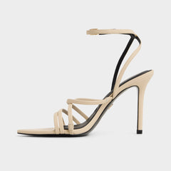 Light Beige Solania Light Beige Women's Strappy sandals - Heeled sandal, Stiletto heel | Aldo