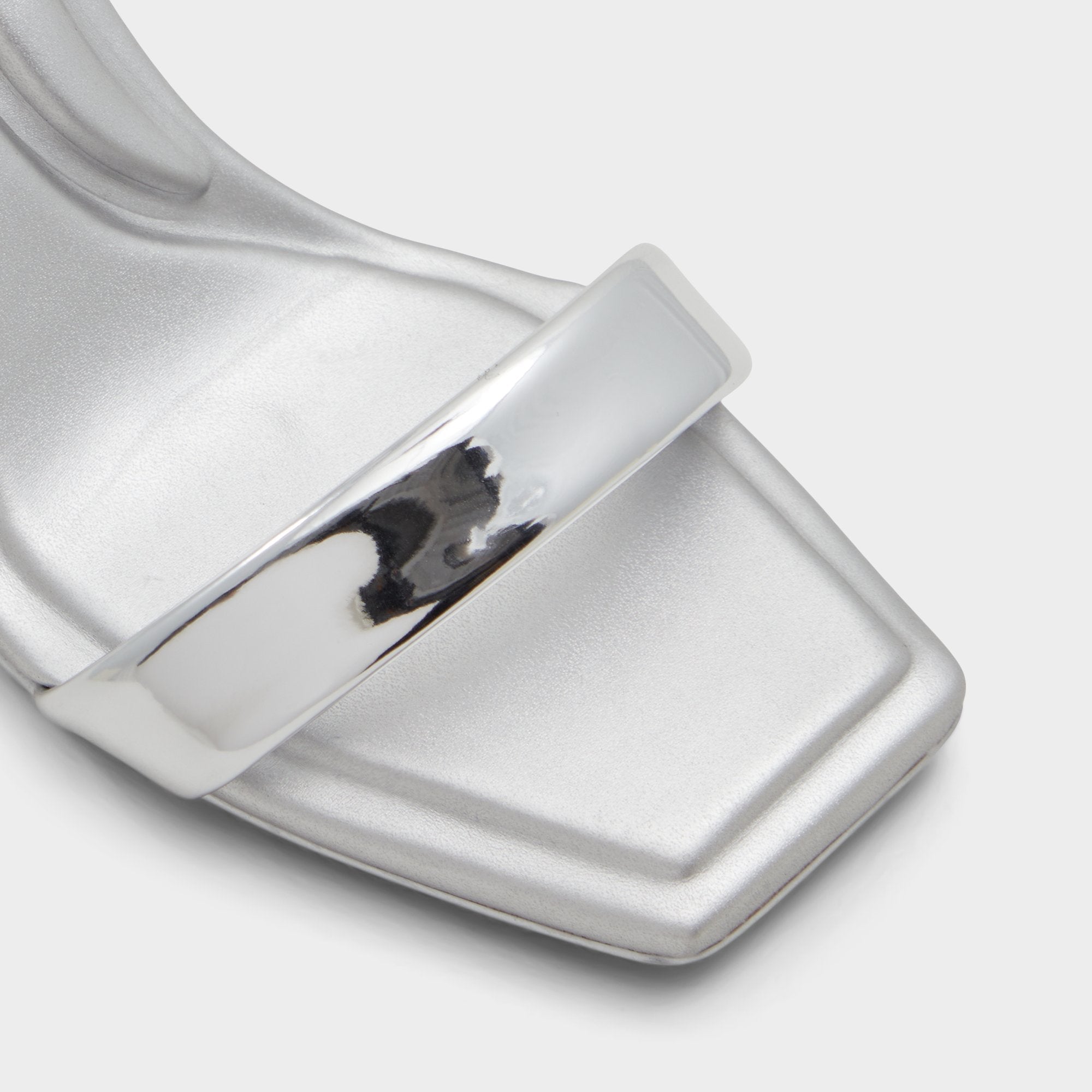 Silver Aurorai Silver Women's Block heels - Strappy heeled sandal, Block heel | Aldo