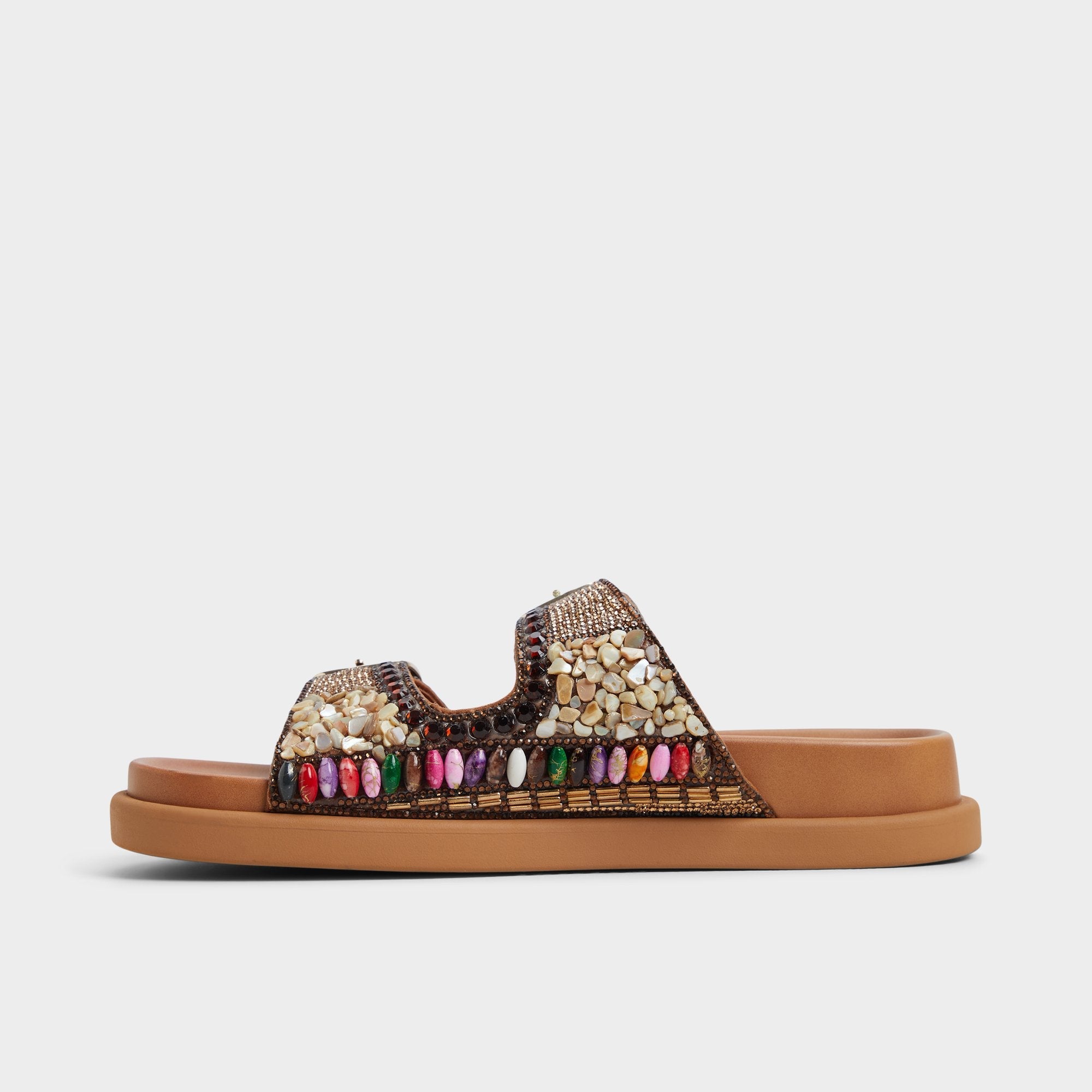 Open Brown Bohochic Open Brown Women's Footbed sandals - Footbed sandal | Aldo