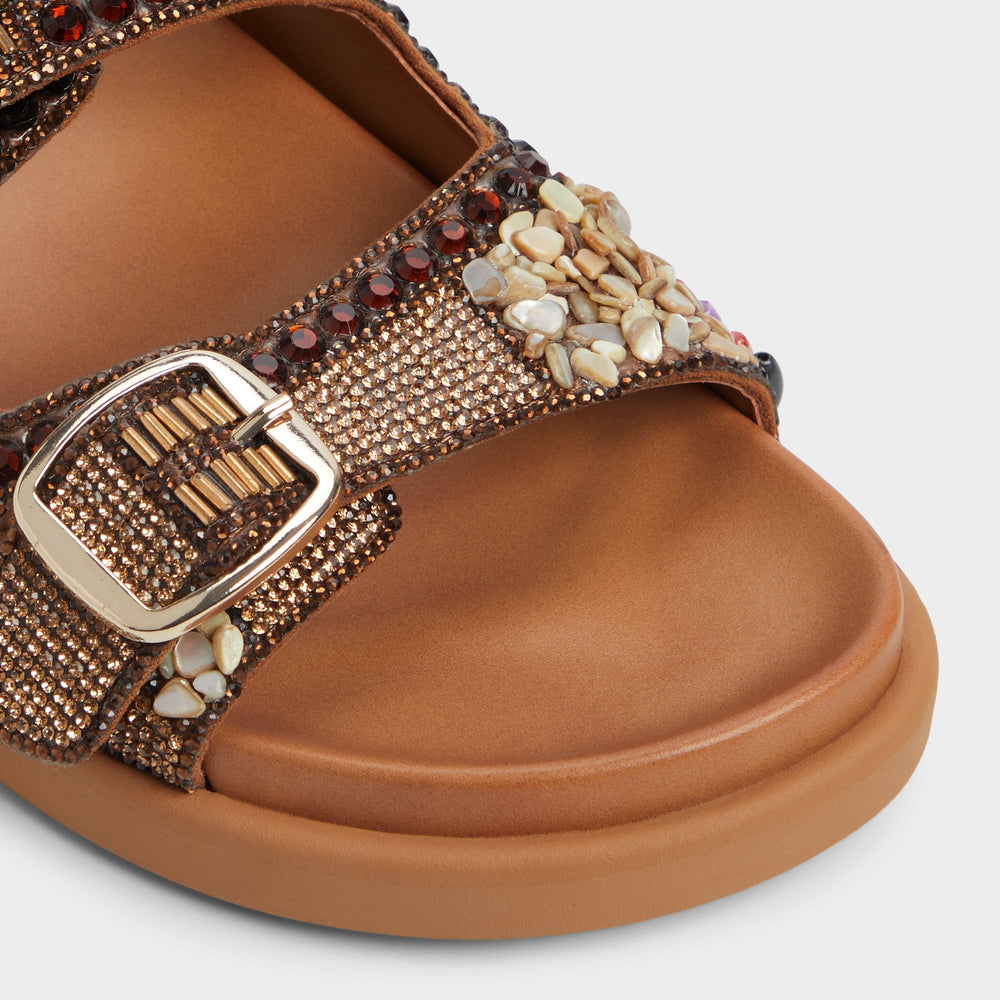 Open Brown Bohochic Open Brown Women's Footbed sandals - Footbed sandal | Aldo
