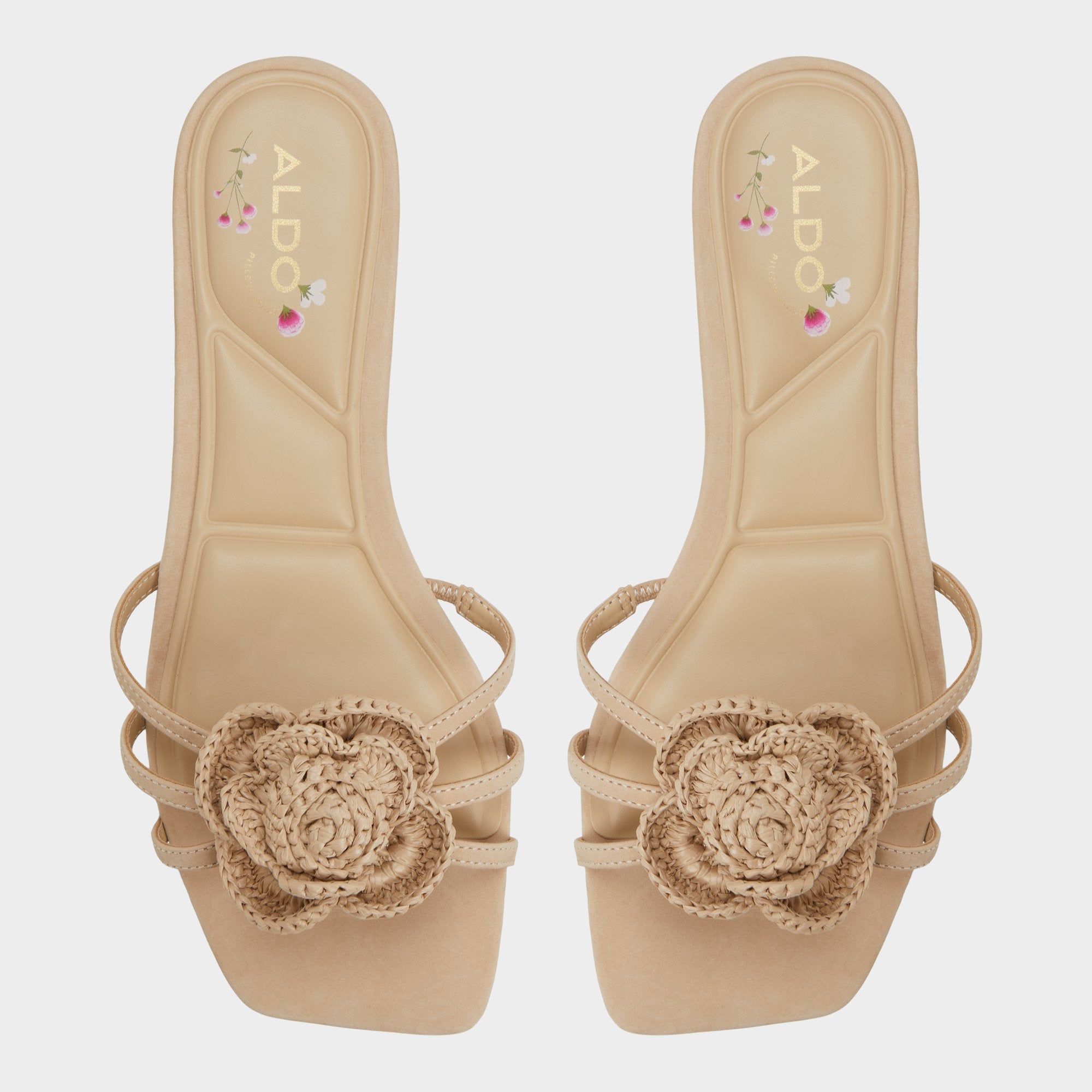 Sand Wildbloom Sand Women's Travel essentials - Strappy flat sandal | Aldo