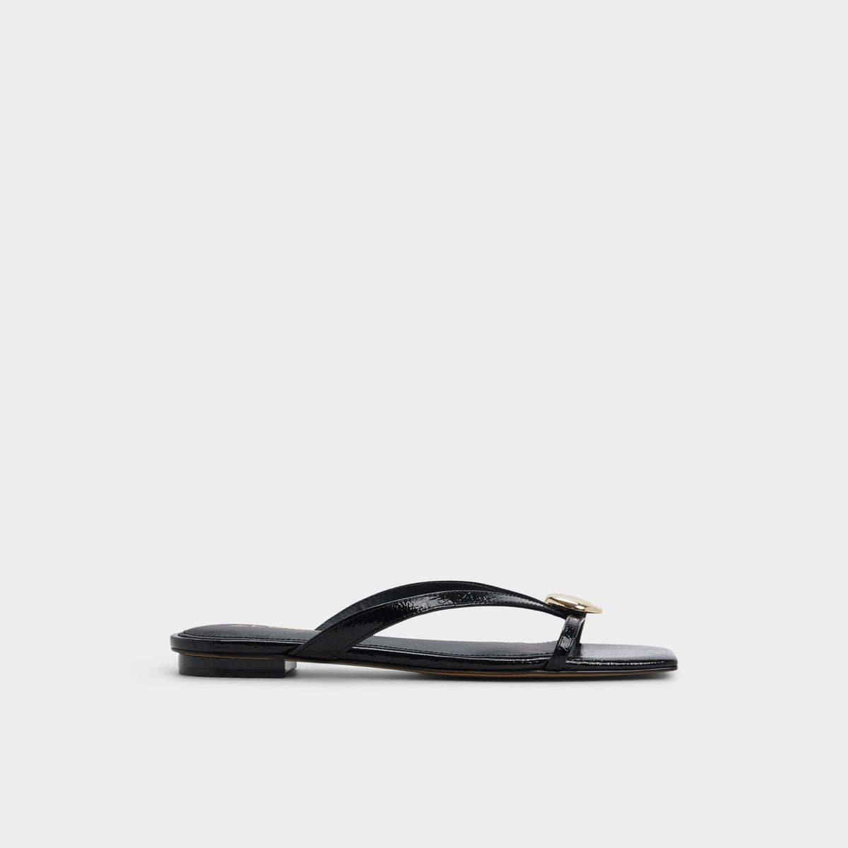 Black Iliria Black Women's Flats - Slide sandal | Aldo