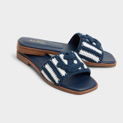 Blue Combo Sabbia Blue Combo Women's Flats - Slide sandal | Aldo