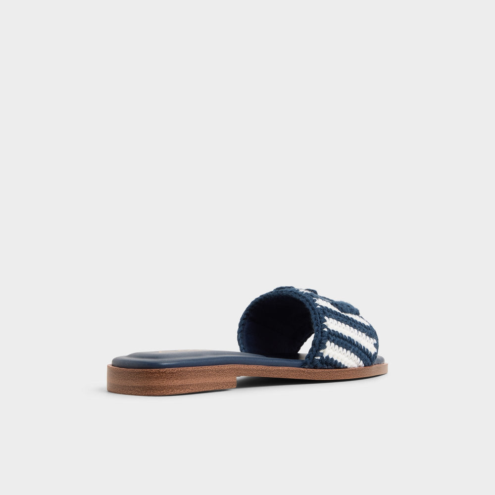 Blue Combo Sabbia Blue Combo Women's Flats - Slide sandal | Aldo