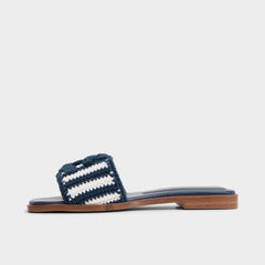 Blue Combo Sabbia Blue Combo Women's Flats - Slide sandal | Aldo