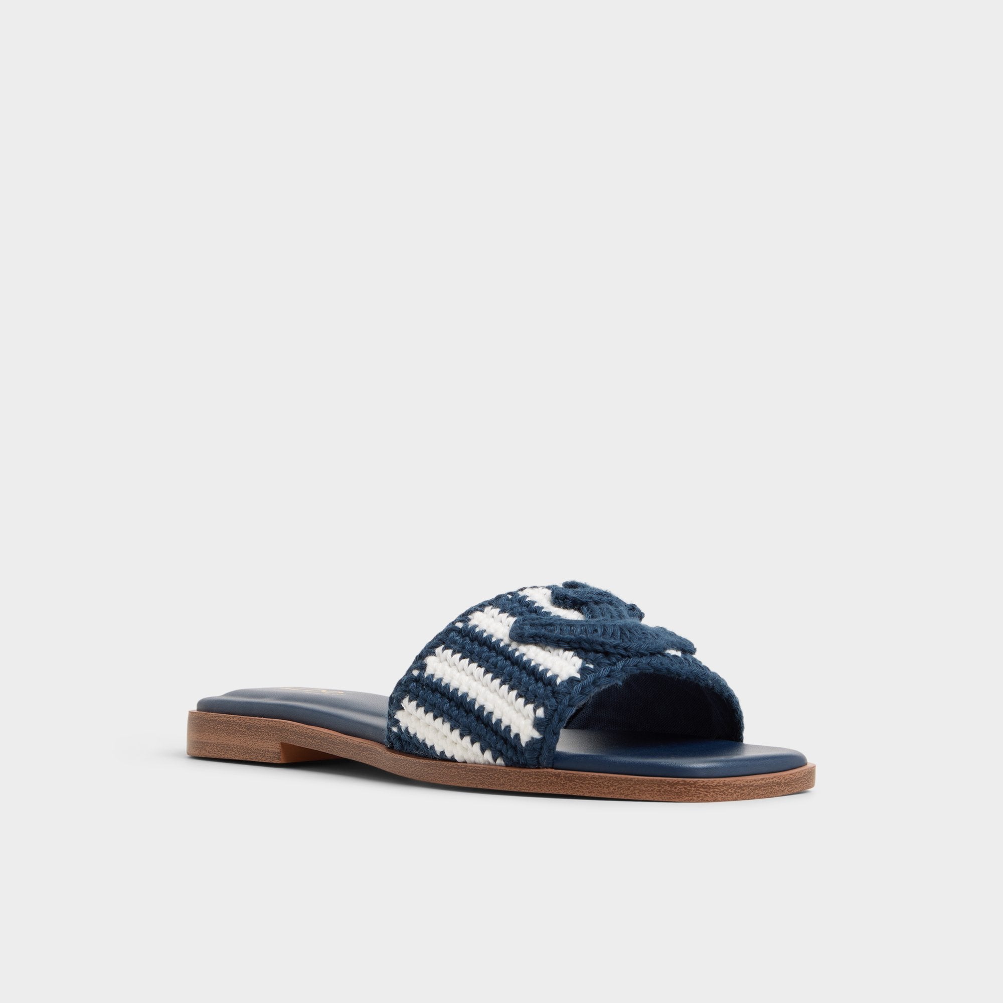 Blue Combo Sabbia Blue Combo Women's Flats - Slide sandal | Aldo