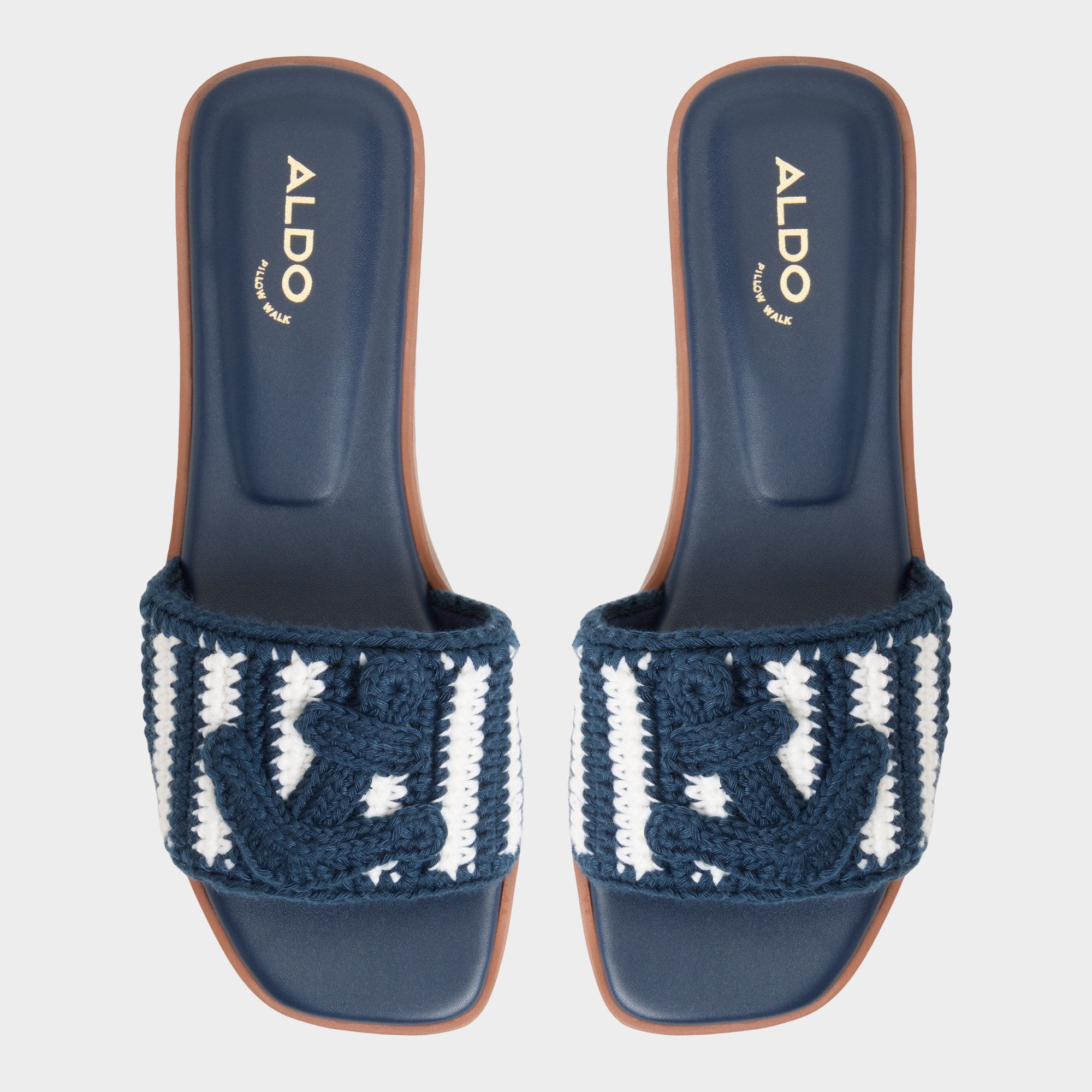 Blue Combo Sabbia Blue Combo Women's Flats - Slide sandal | Aldo