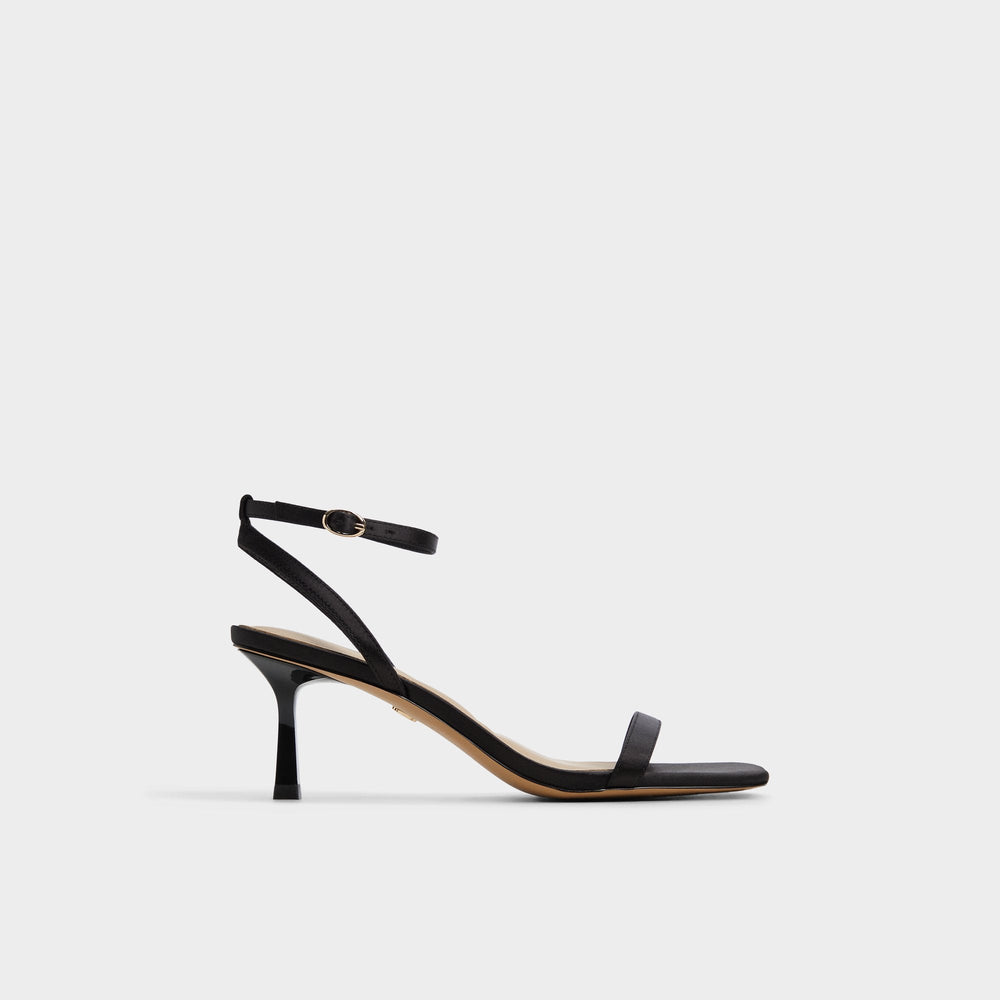 Black Kirri Black Women's Strappy sandals - Strappy heeled sandal | Aldo