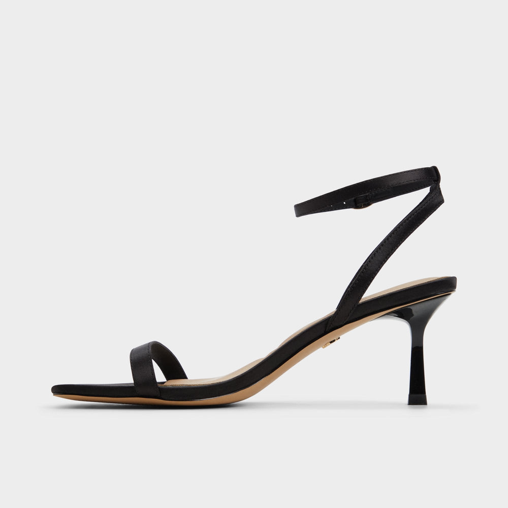 Black Kirri Black Women's Strappy sandals - Strappy heeled sandal | Aldo