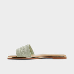 Other Green Oceania Other Green Women's Flats - Slide sandal | Aldo