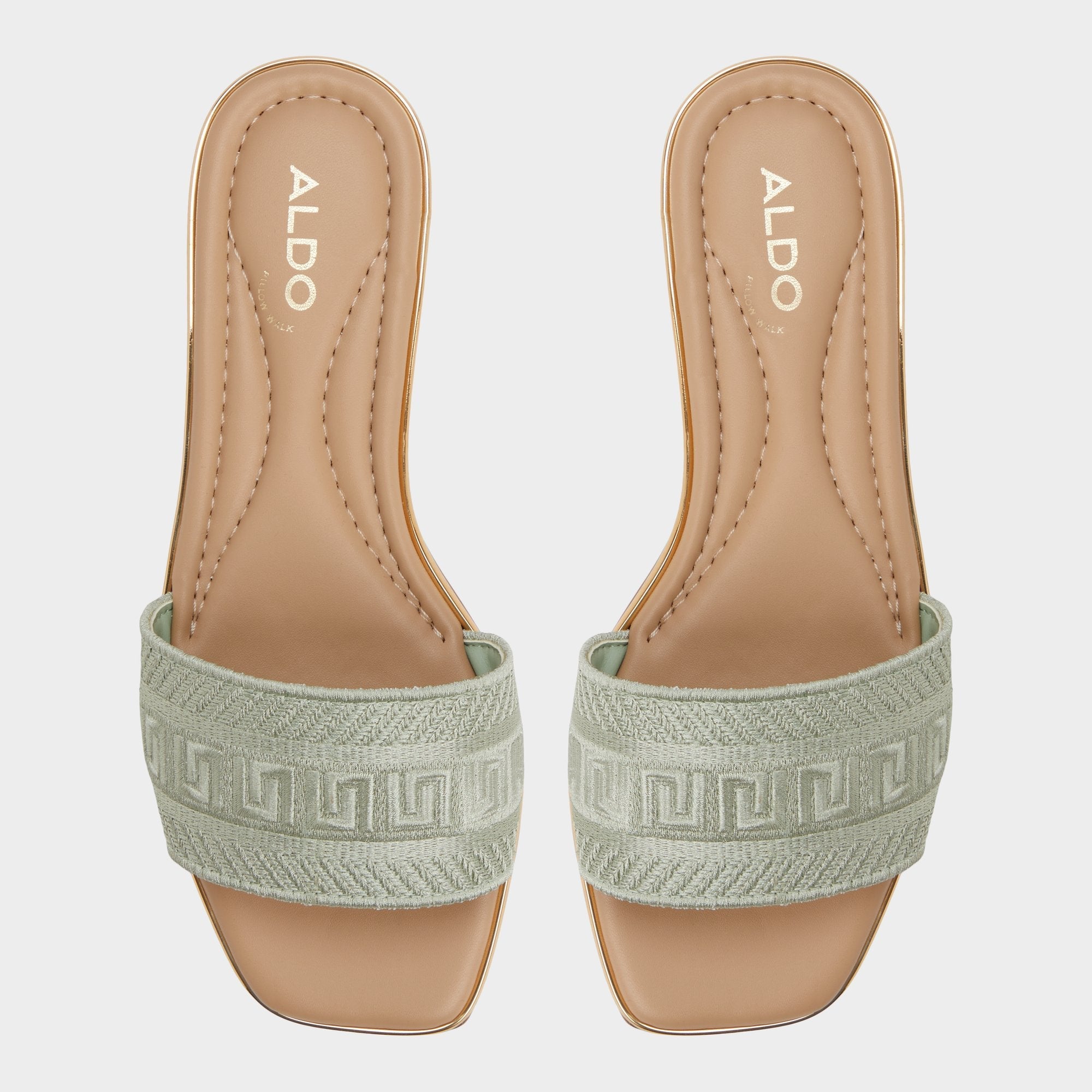 Other Green Oceania Other Green Women's Flats - Slide sandal | Aldo