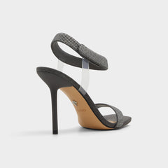 Dark Grey Rosy Dark Grey Women's Strappy sandals - Strappy heeled sandal | Aldo