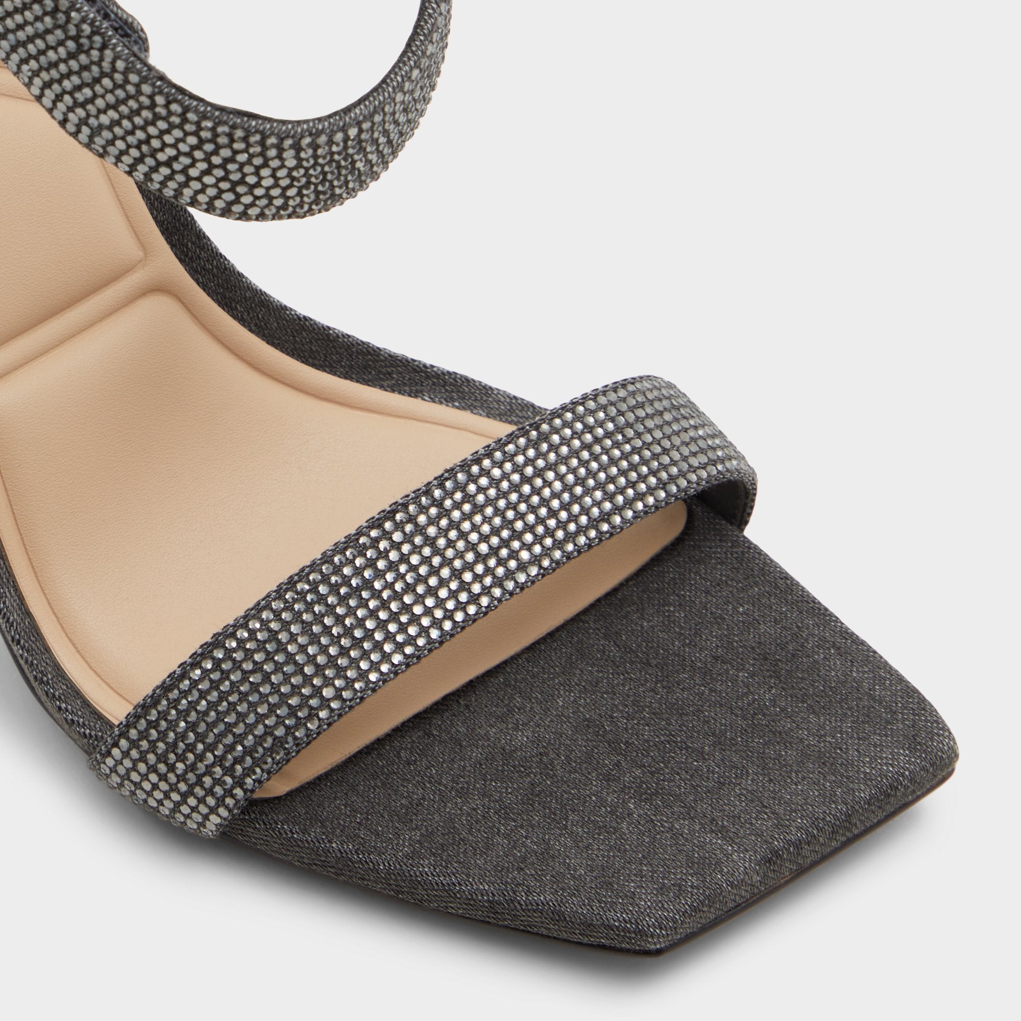 Dark Grey Rosy Dark Grey Women's Strappy sandals - Strappy heeled sandal | Aldo