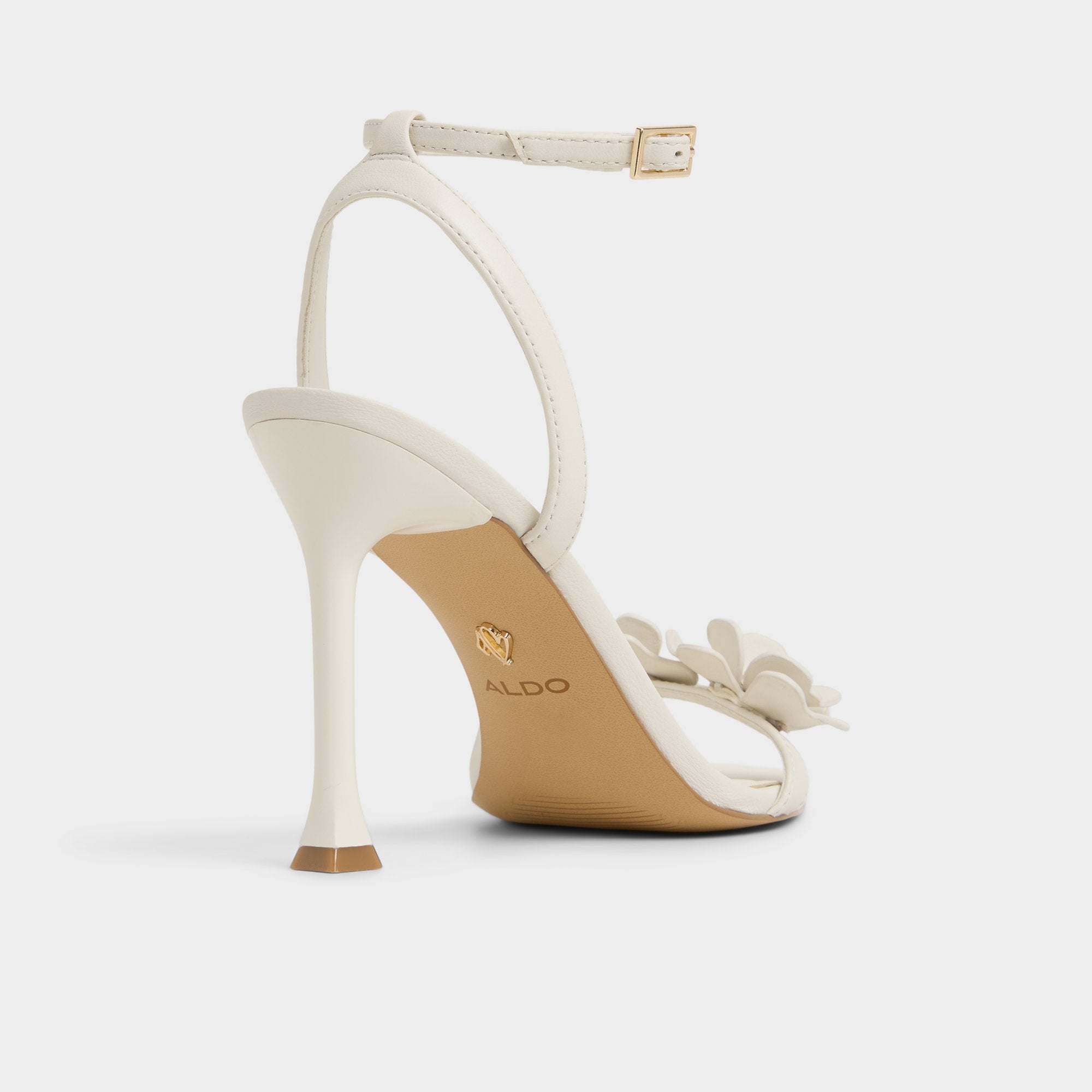 White/bone Daisylily White/Bone Women's Heeled sandals - Strappy heeled sandal, Stiletto heel | Aldo