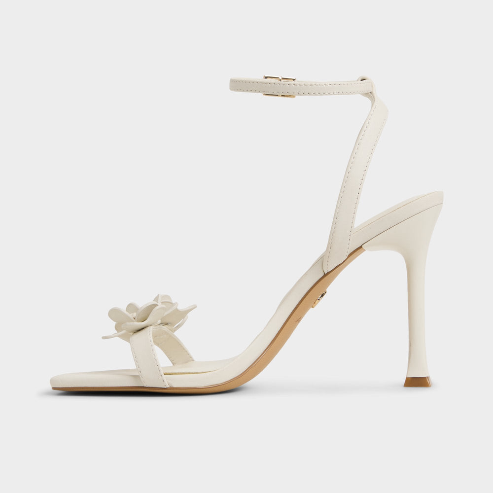 White/bone Daisylily White/Bone Women's Heeled sandals - Strappy heeled sandal, Stiletto heel | Aldo