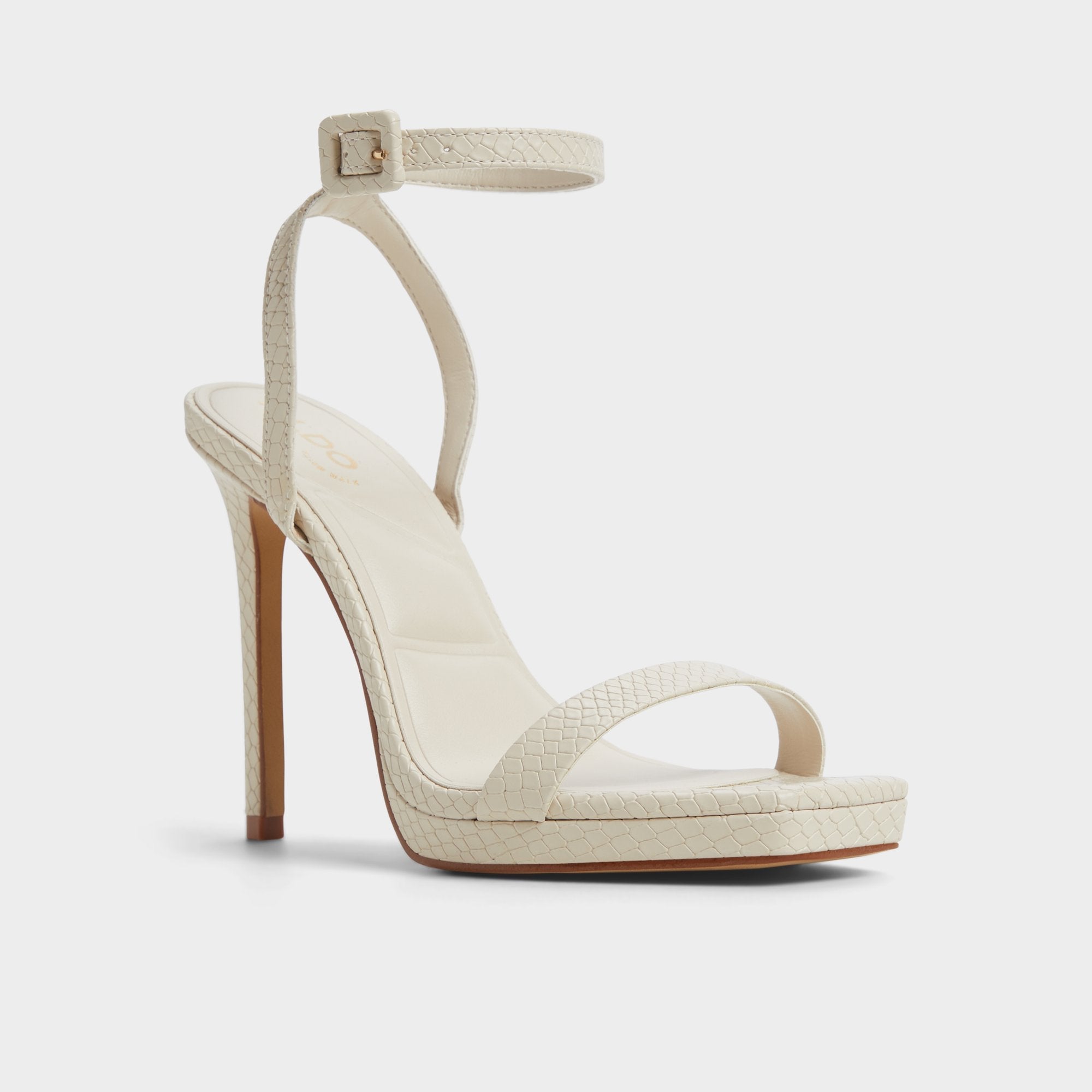 Light Brown Kaathy Light Brown Women's Strappy Heels - Strappy heeled sandal | Aldo