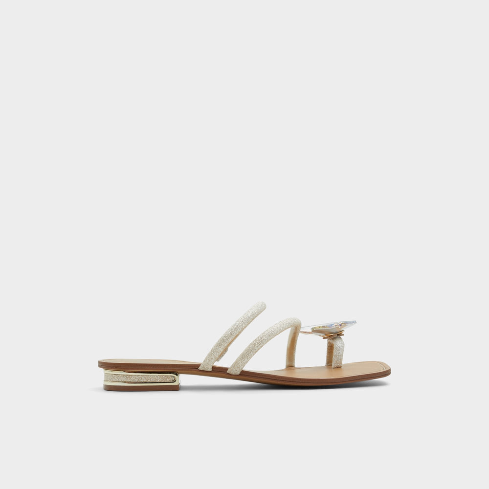 Silver Garberia Silver Women's Flats - Flip flop | Aldo