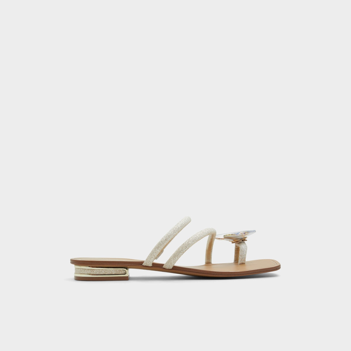 Silver Garberia Silver Women's Flats - Flip flop | Aldo