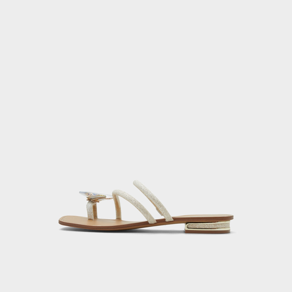 Silver Garberia Silver Women's Flats - Flip flop | Aldo