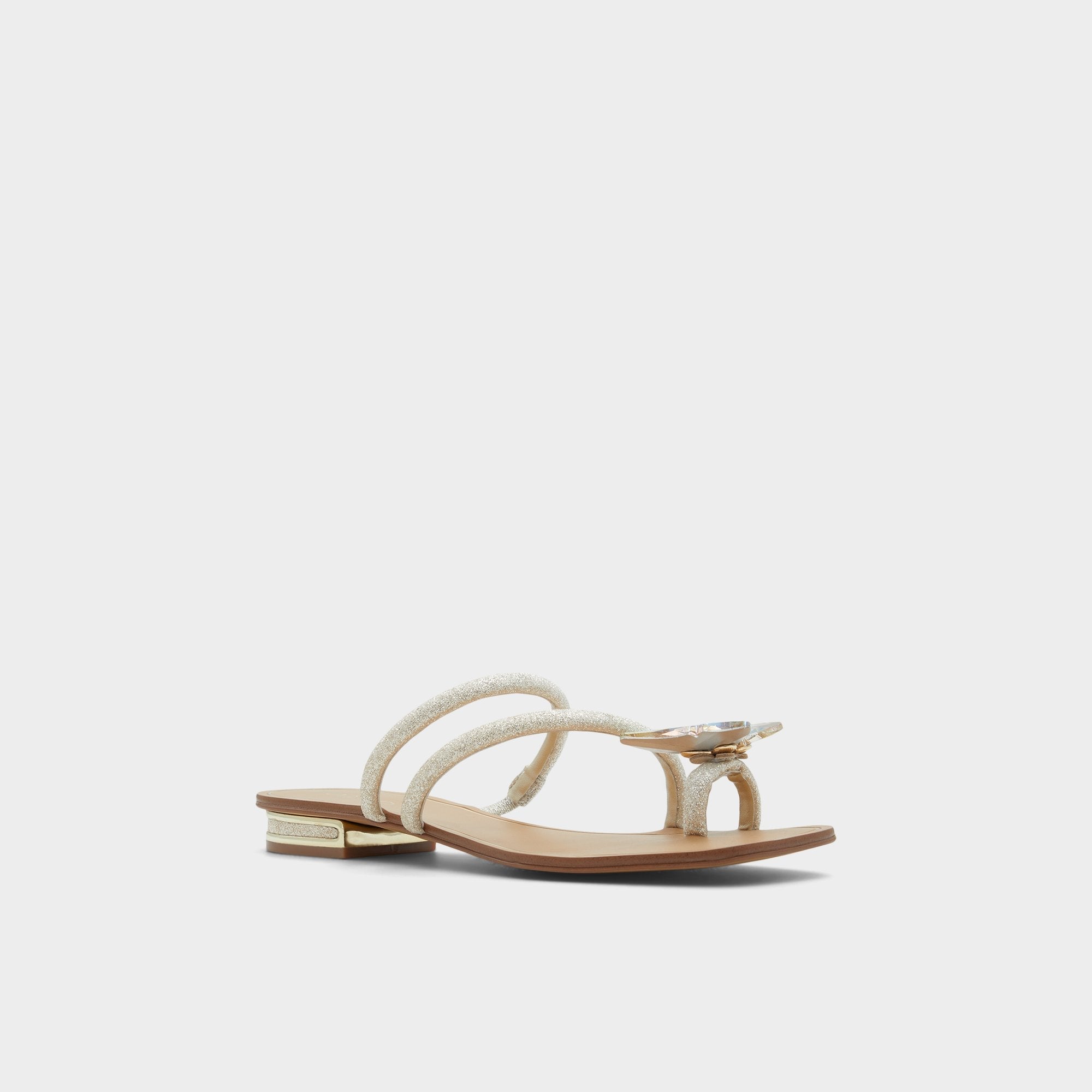 Silver Garberia Silver Women's Flats - Flip flop | Aldo