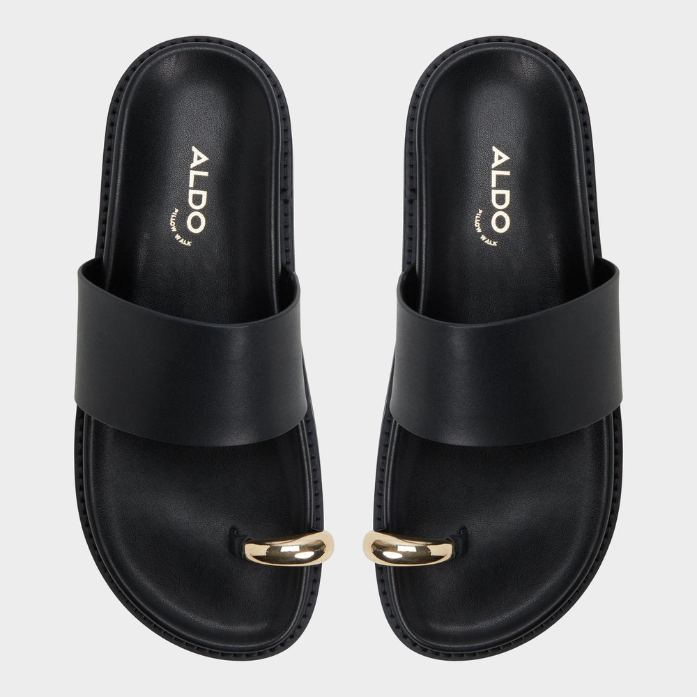 Black Beachstroll Black Women's Footbed sandals - Footbed sandal, Footbed sandal | Aldo