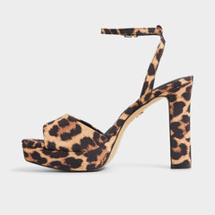 Brown Multi Chicgleam Brown Multi Women's Strappy sandals - Strappy heeled sandal, Platform | Aldo