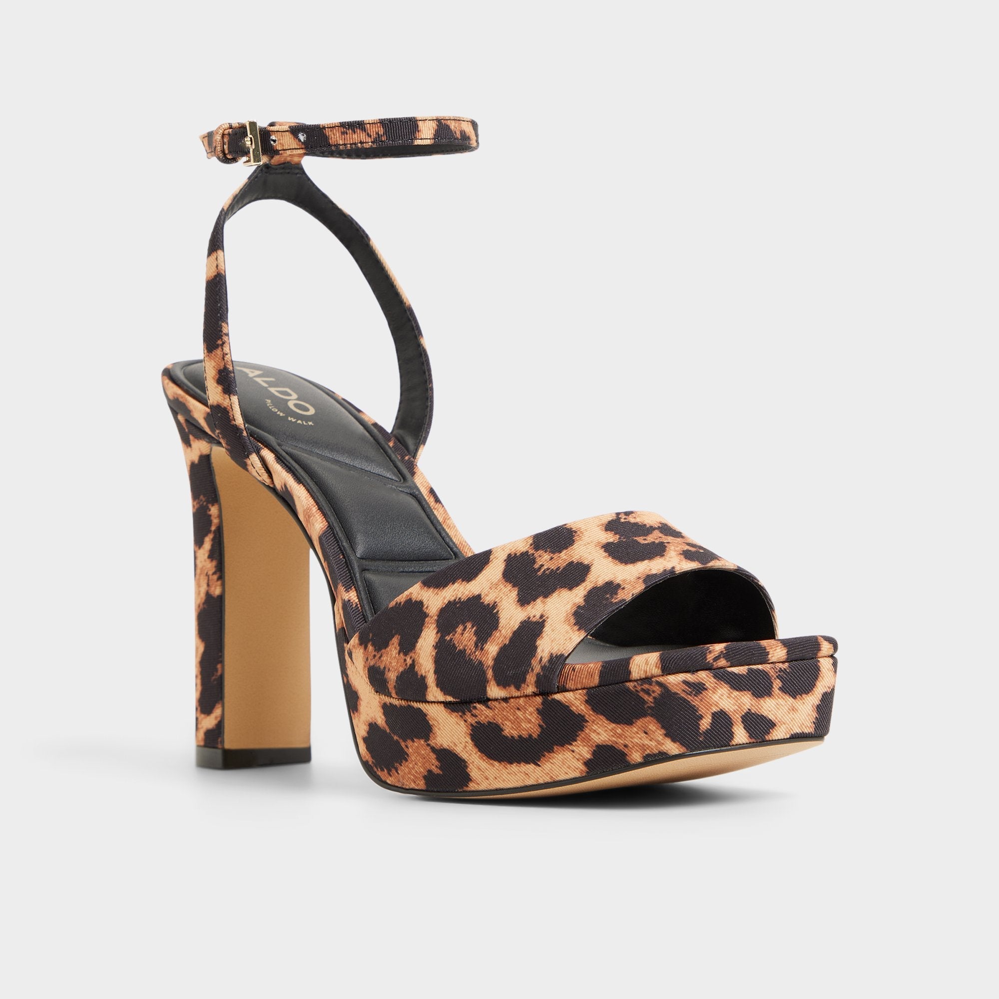 Brown Multi Chicgleam Brown Multi Women's Strappy sandals - Strappy heeled sandal, Platform | Aldo