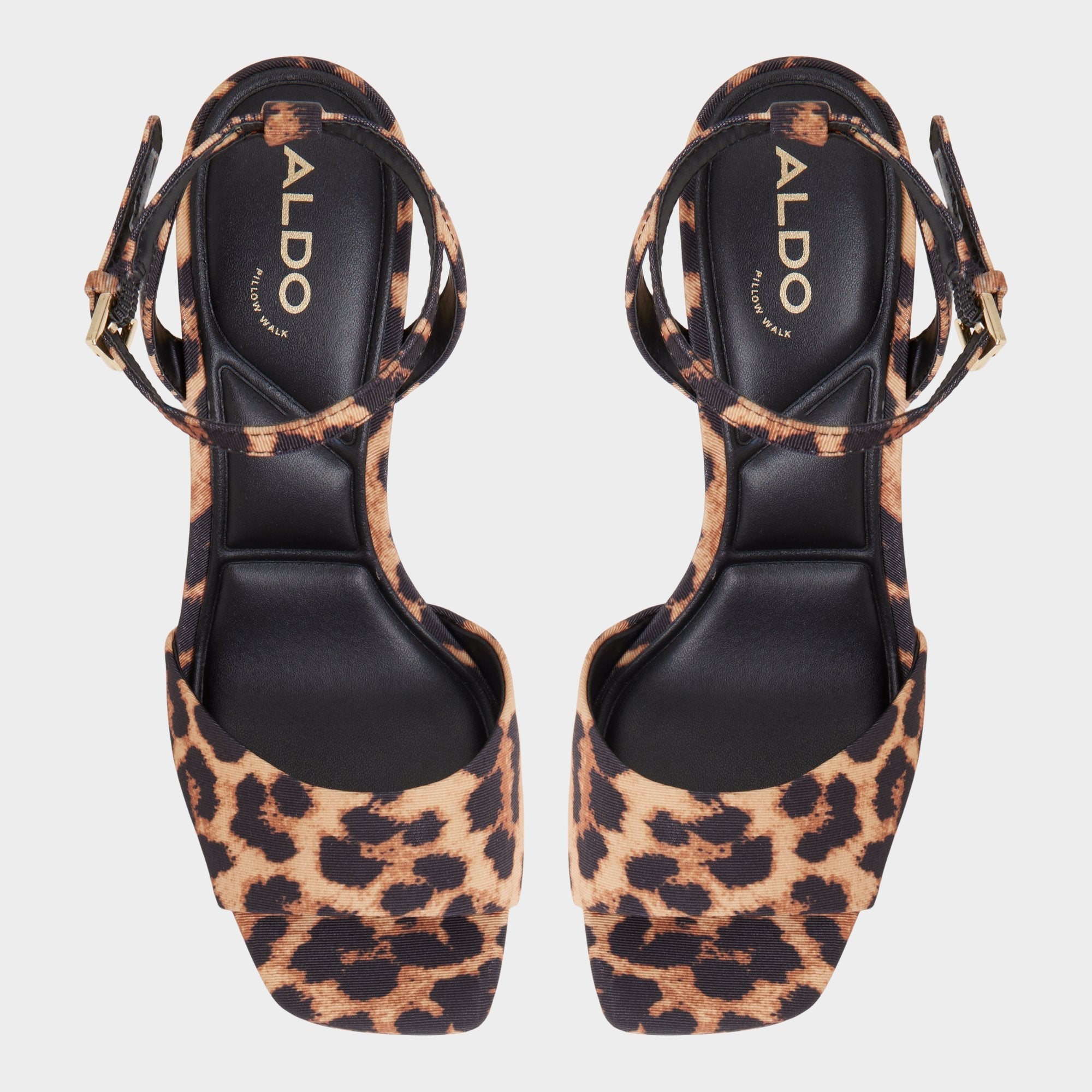 Brown Multi Chicgleam Brown Multi Women's Strappy sandals - Strappy heeled sandal, Platform | Aldo
