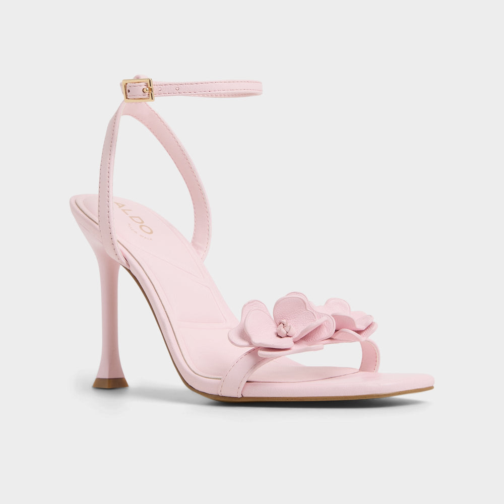 Light Pink Daisylily Light Pink Women's Heeled sandals - Strappy heeled sandal, Stiletto heel | Aldo
