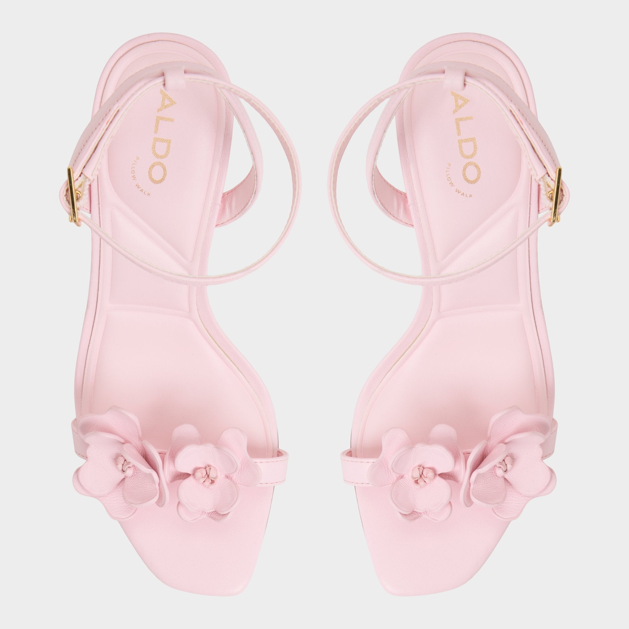 Light Pink Daisylily Light Pink Women's Heeled sandals - Strappy heeled sandal, Stiletto heel | Aldo