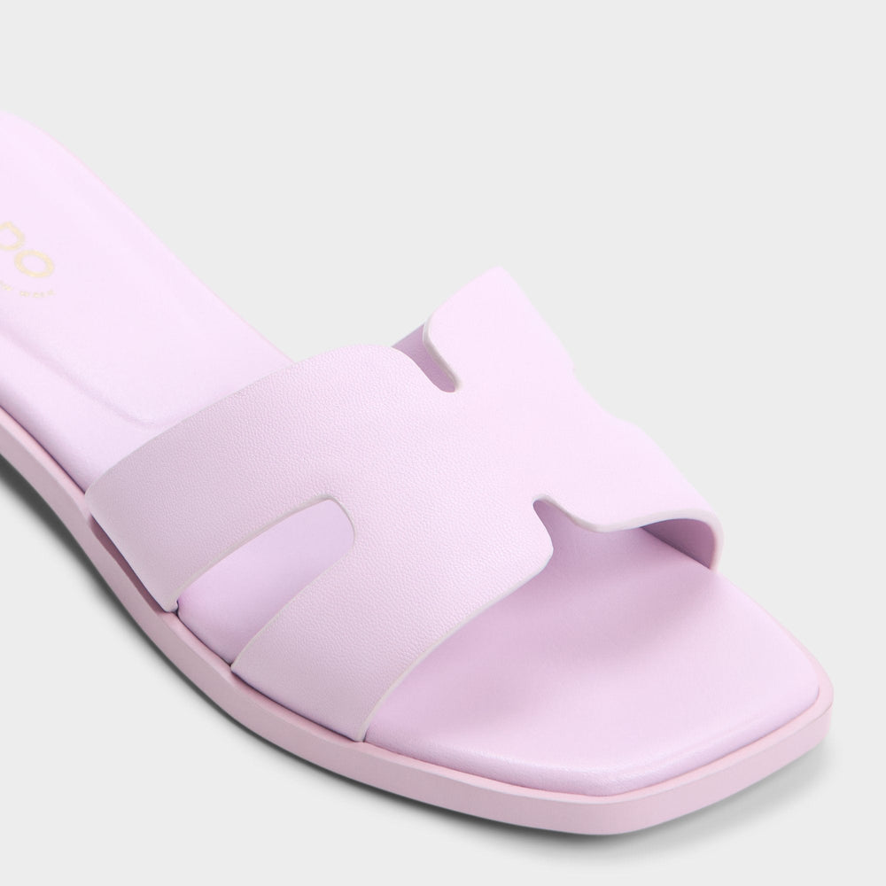 Light purple Itsandal Light Purple Women's Flats - Slide sandal | Aldo