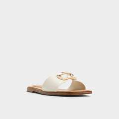 White Tidella White Women's Flats - Slide sandal | Aldo