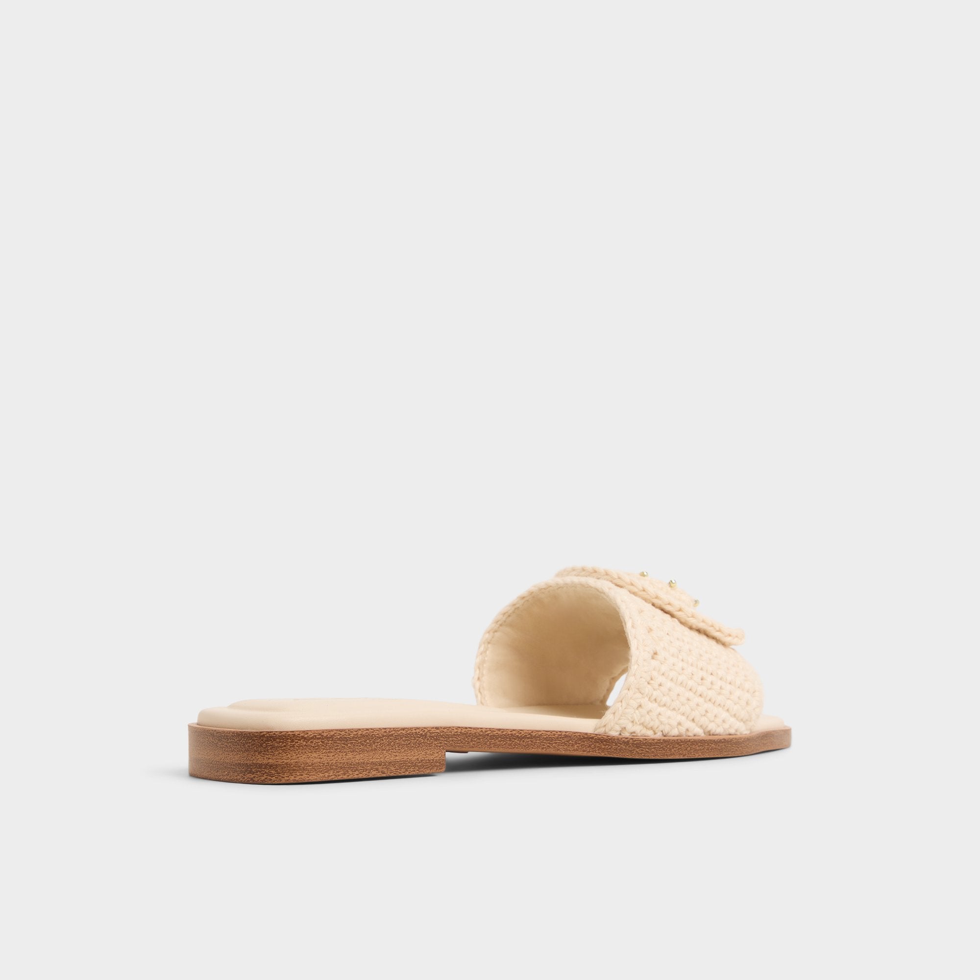 Light beige Sabbia Light Beige Women's Flats - Slide sandal | Aldo