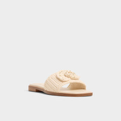 Light beige Sabbia Light Beige Women's Flats - Slide sandal | Aldo