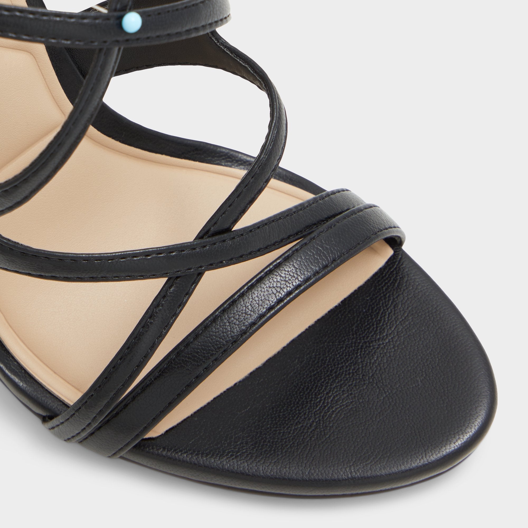 Black Marylou Black Women's Strappy sandals - Strappy heeled sandal | Aldo