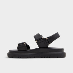 Black Linette Black Women's Footbed sandals - Footbed sandal, Footbed sandal | Aldo