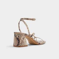 Brown Overflow Adrauder in Brown Overflow 13801090 - Strappy block heeled sandal, Block heel | Aldo