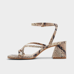 Brown Overflow Adrauder in Brown Overflow 13801090 - Strappy block heeled sandal, Block heel | Aldo