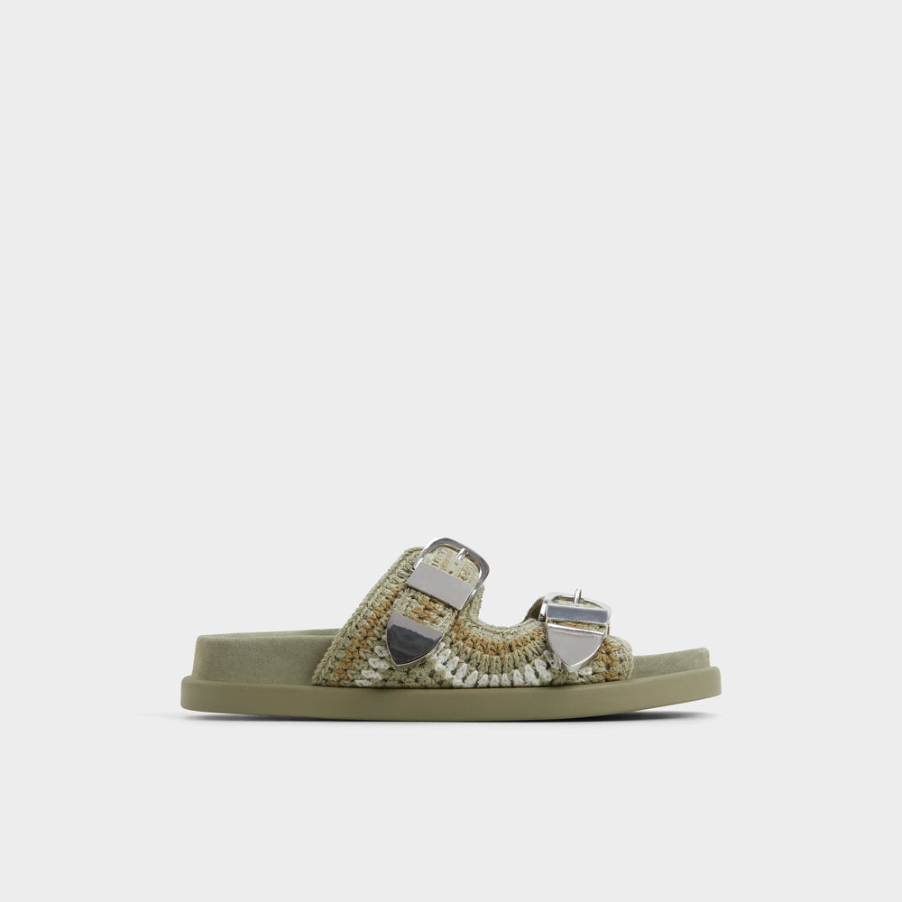 Khaki Bohodream Khaki Women's Footbed sandals - Footbed sandal | Aldo