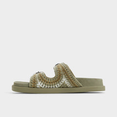 Khaki Bohodream Khaki Women's Footbed sandals - Footbed sandal | Aldo