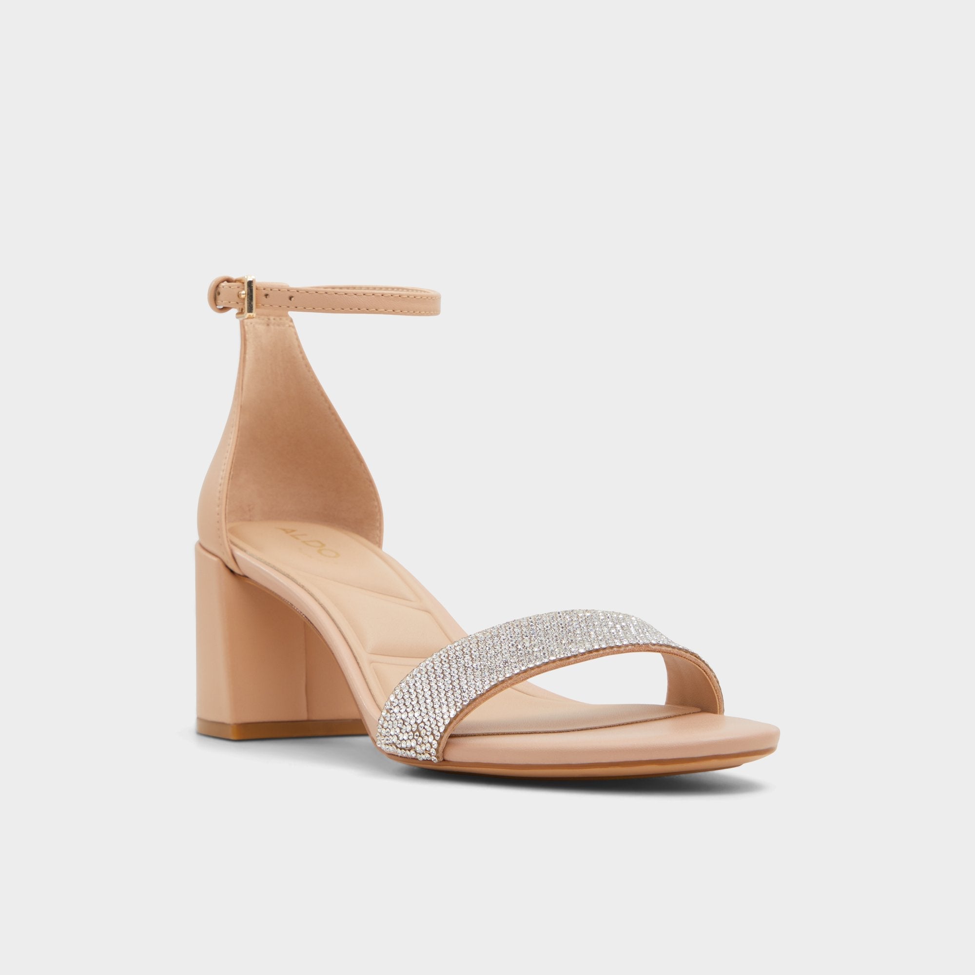 Bone Pristine in Bone - Strappy sandal, Block heel | Aldo