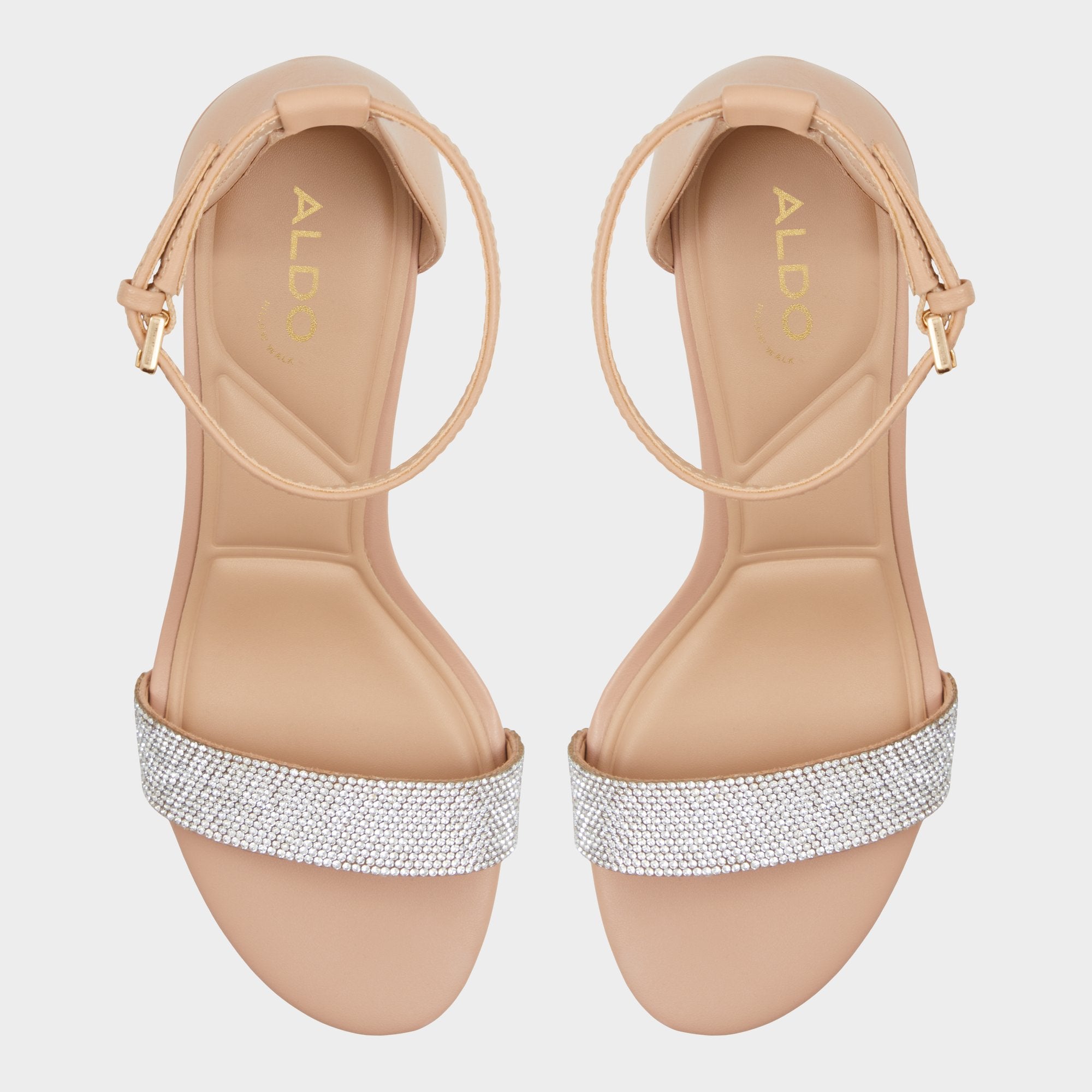 Bone Pristine in Bone - Strappy sandal, Block heel | Aldo