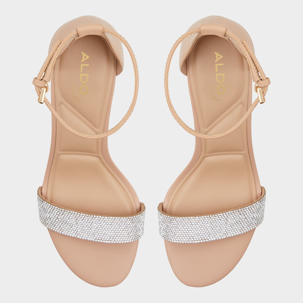 Bone Pristine in Bone - Strappy sandal, Block heel | Aldo