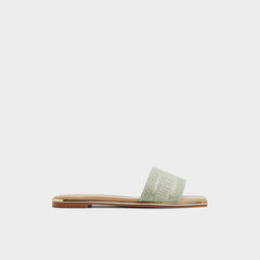 Other Green Oceania-xt Other Green Women's Flats - Slide sandal | Aldo