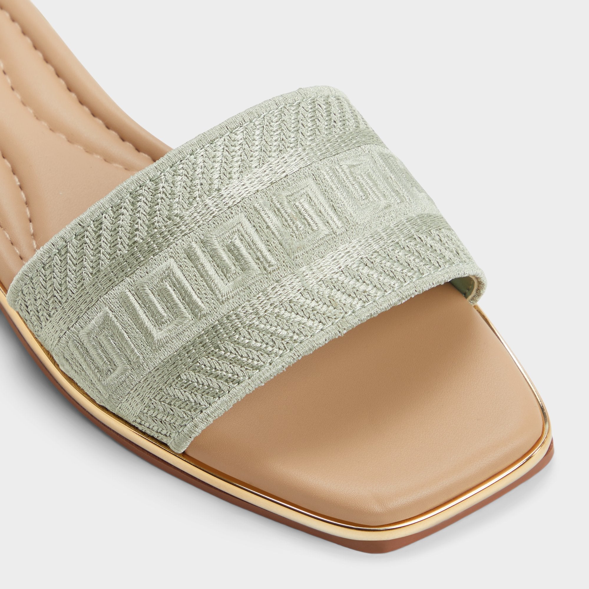 Other Green Oceania-xt Other Green Women's Flats - Slide sandal | Aldo