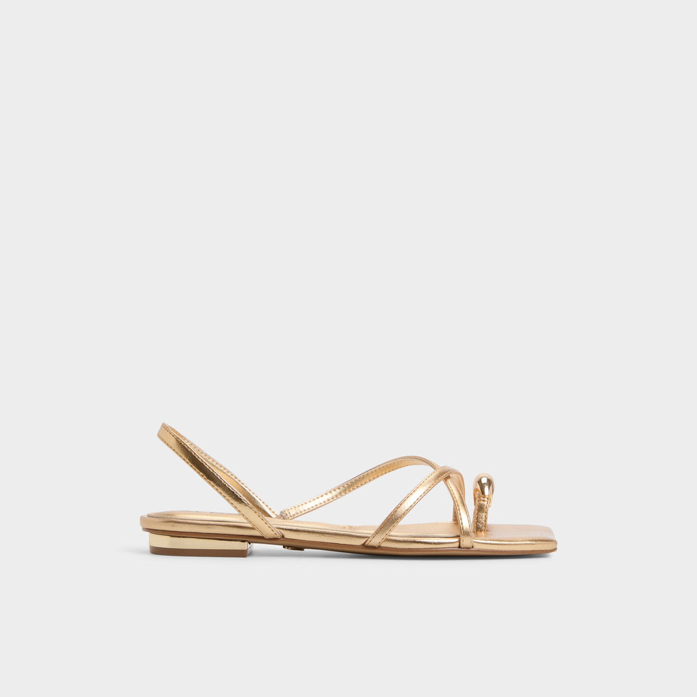 Gold Synthesa Gold Women's Travel essentials - Flip flop | Aldo