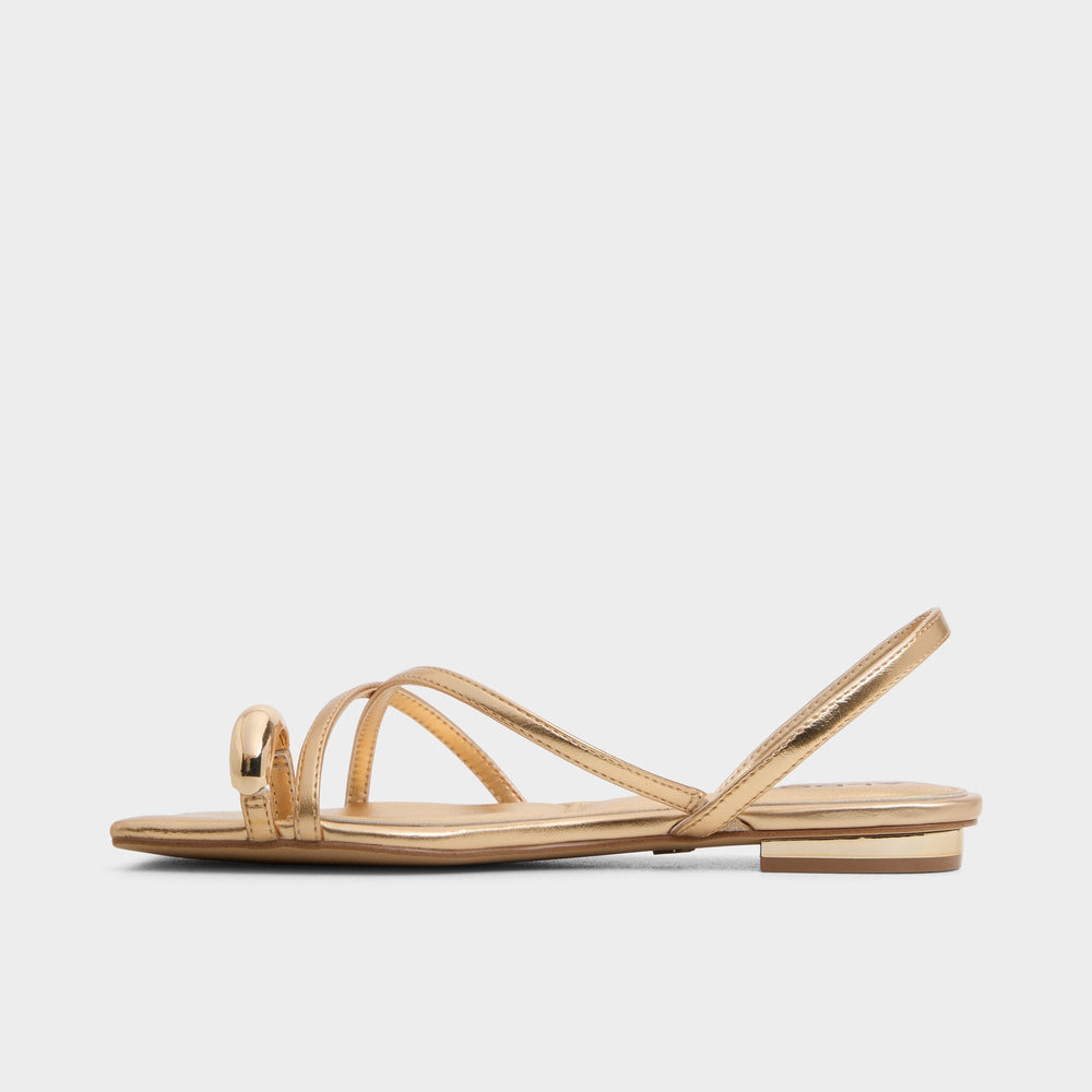 Gold Synthesa Gold Women's Travel essentials - Flip flop | Aldo